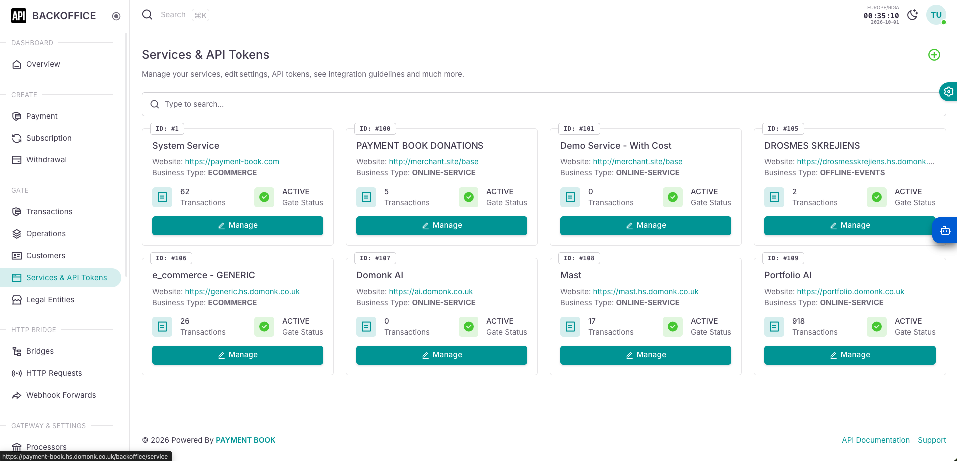 Merchant Backoffice - Light Theme 4