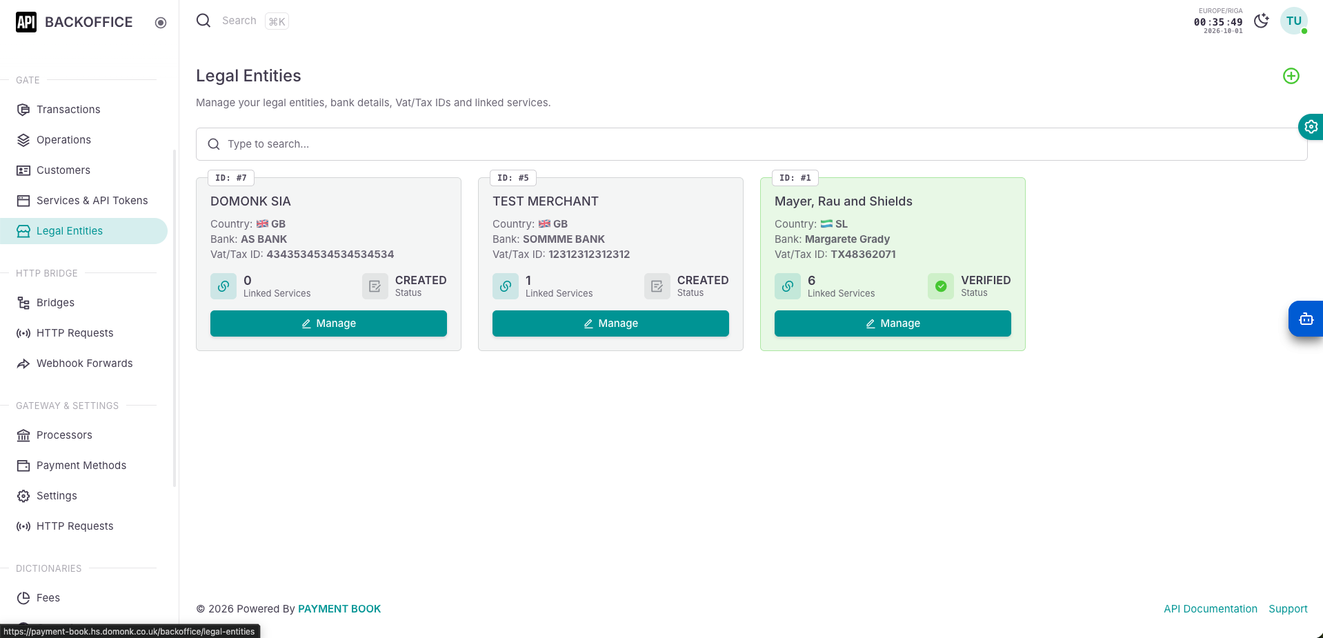 Merchant Backoffice - Light Theme 6