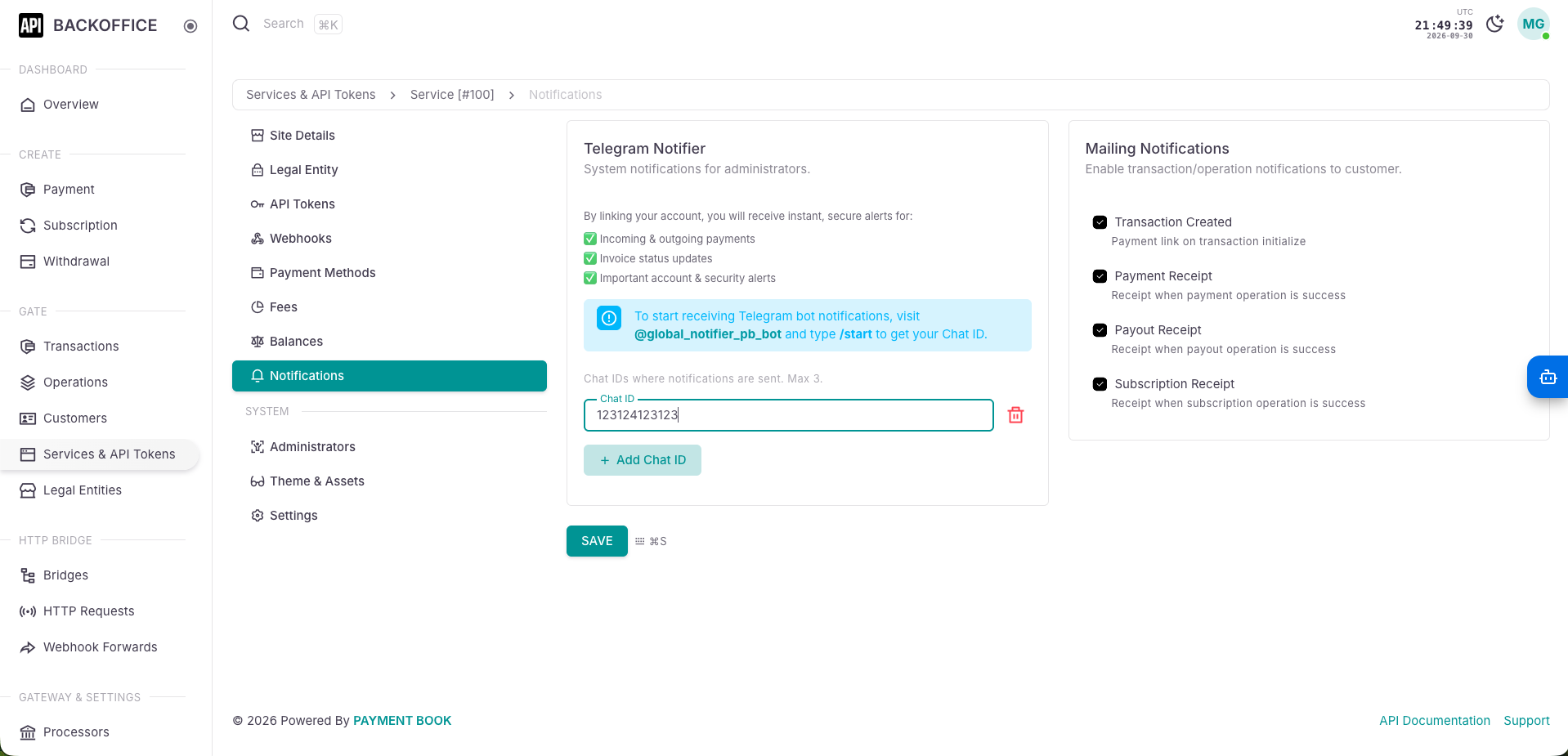 Merchant Backoffice - Light Theme 10