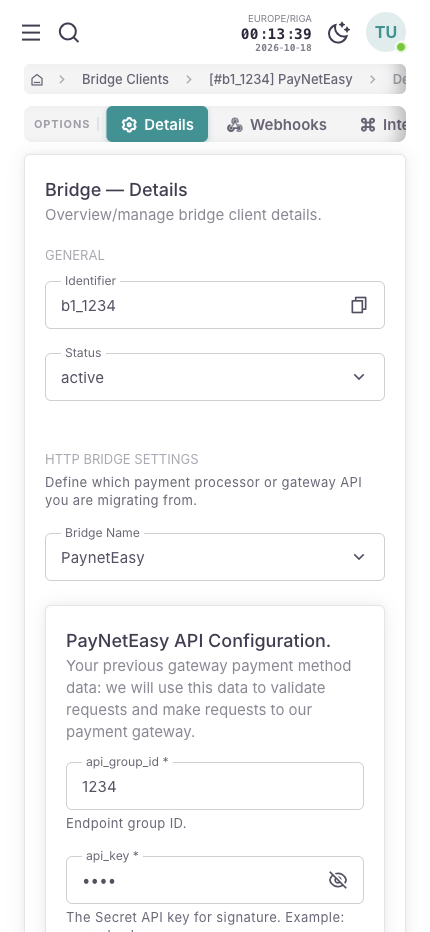 Merchant Backoffice - Mobile Light Theme 7